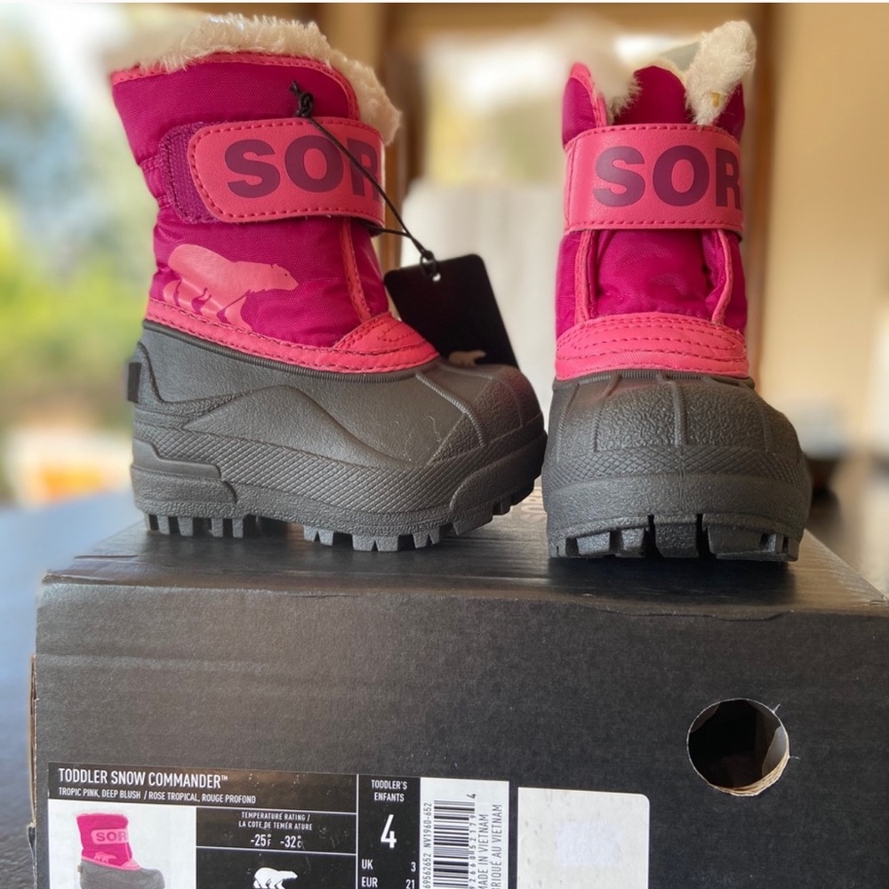 NWT IN BOX Toddler Sorel Snow Boots